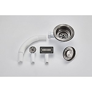 Сифон для кухонной мойки Milacio Ultra MC.013.GM вороненая сталь купить в интернет-магазине сантехники Sanbest