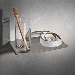 Держатель со стаканом и чашей для мелочей KEUCO EDITION 400 никель купить в интернет-магазине сантехники Sanbest