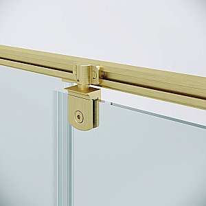 Душевой уголок Niagara Nova NG-45-9ASG-A80SG-34 90x80 стекло прозрачное/профиль брашированное золото купить в интернет-магазине Sanbest