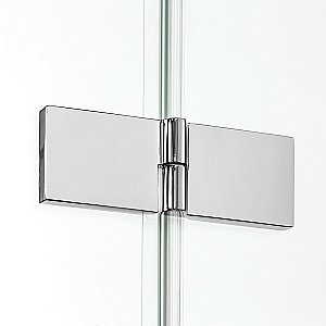 Душевой уголок NEW TRENDY NEW RENOMA 100x90 стекло прозрачное/профиль хром купить в интернет-магазине Sanbest