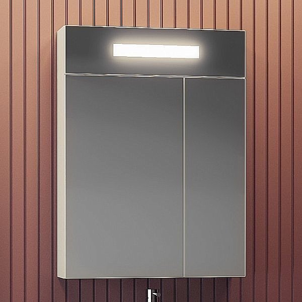 Зеркальный шкаф Опадирис Фреш 60 белый купить в интернет-магазине сантехники Sanbest