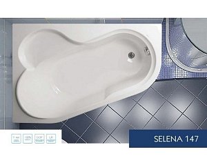 Ванна акриловая Vagnerplast Selena 147x100 купить в интернет-магазине Sanbest