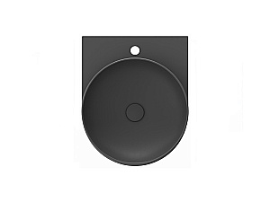 Консоль с раковиной Ravak YARD 40 D80000D004+XJX03240002 черная матовая/раковина антрацит для ванной в интернет-магазине сантехники Sanbest