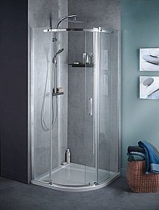 Душевой уголок Jacob Delafon CONTRA E22R90L-GA 90x90 стекло прозрачное/профиль хром купить в интернет-магазине Sanbest