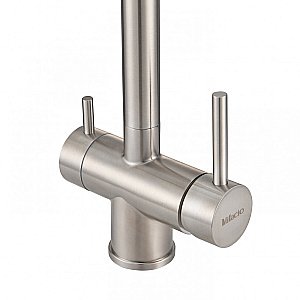 Смеситель для кухни Milacio Ultra MCU.554.SS нержавеющая сталь купить в интернет-магазине сантехники Sanbest