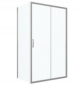 Душевой уголок Bravat DROP BS120.3100A 80х120 стекло прозрачное/профиль хром купить в интернет-магазине Sanbest