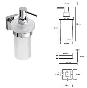 Диспенсер Bemeta Tasi 154109042 купить в интернет-магазине сантехники Sanbest