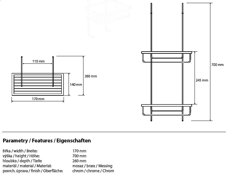 Двойная мыльница Bemeta Cytro 104702172 купить в интернет-магазине сантехники Sanbest