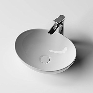 Раковина накладная Ceramica Nova Element CN6016 белая купить в интернет-магазине Sanbest