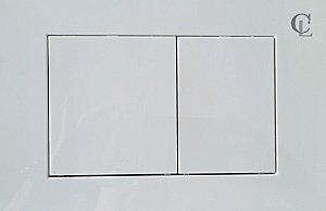 Кнопка для инсталляции CeramaLux LC-014 белая купить в интернет-магазине сантехники Sanbest