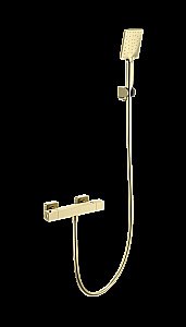 Смеситель для душа с термостатом WONZON & WOGHAND STAY 3, Брашированное золото (WW-B2062-A-BG) купить в интернет-магазине сантехники Sanbest