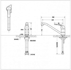Смеситель для кухни BRAVAT Fit F7135188CP-RUS купить в интернет-магазине сантехники Sanbest