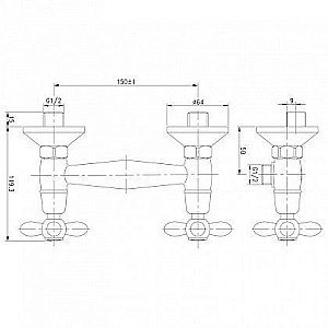 Смеситель для душа Aquanet Opera SD98907 купить в интернет-магазине сантехники Sanbest