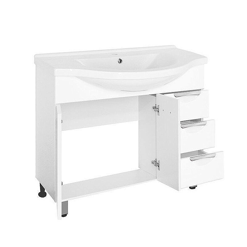 Тумба с раковиной Style Line Жасмин 100 для ванной в интернет-магазине Sanbest