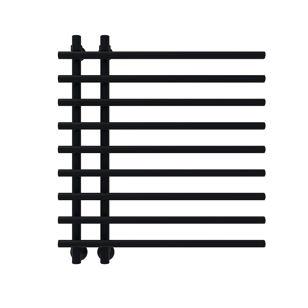 Полотенцесушитель водяной Veconi Tufo T801070B черный купить в интернет-магазине сантехники Sanbest