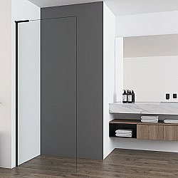 Душевое ограждение Vincea Walk-In 80 VSW-7HA800CLB стекло прозрачное/профиль черный матовый купить в интернет-магазине Sanbest