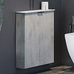 Шкаф Comforty Моно-60 00-00014968 бетон светлый для ванной в интернет-магазине сантехники Sanbest