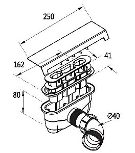 Душевой поддон Cezares Tray AS-RH 120x90 купить в интернет-магазине Sanbest