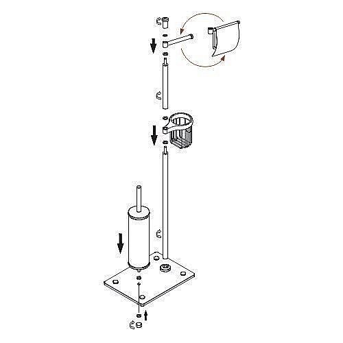 Стойка для аксессуаров WasserKRAFT К-1264 купить в интернет-магазине сантехники Sanbest