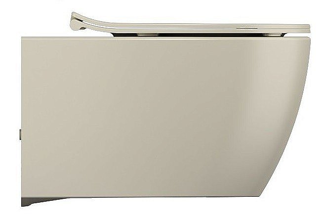 Унитаз подвесной Isvea Sentimenti Neo 10AR02010SV-2K слоновая кость матовый, безободковый купить в интернет-магазине Sanbest