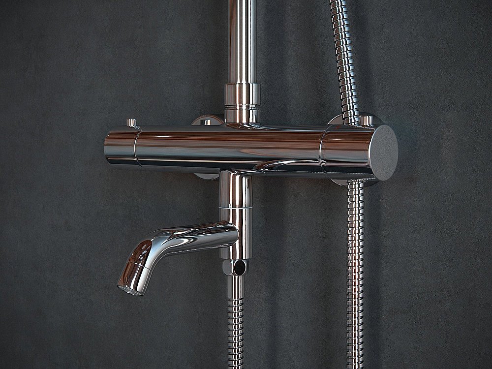 Душевая система Laguraty Thermostat 17050 купить в интернет-магазине сантехники Sanbest