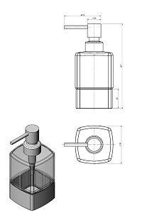 Диспенсер Langberger Alster 11323A купить в интернет-магазине сантехники Sanbest