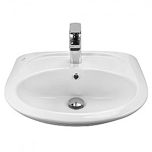 Раковина Santek Бриз 55 1.WH11.0.460 на пьедестале белая купить в интернет-магазине Sanbest