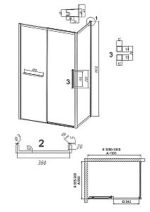 Душевой уголок Grossman Style 120.K33.05.1390.10.00 130x90 стекло прозрачное/профиль хром купить в интернет-магазине Sanbest