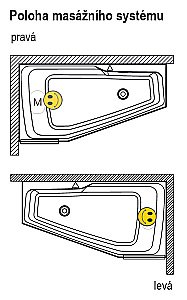 Акриловая ванна Riho Rething Space 170x90 белая купить в интернет-магазине Sanbest
