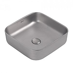 Раковина накладная ABBER Rechteck AC2211MS серебро матовое купить в интернет-магазине Sanbest