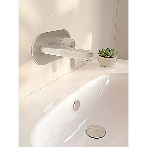 Смеситель для раковины VitrA Root Round A4272134EXP никель брашированный купить в интернет-магазине сантехники Sanbest