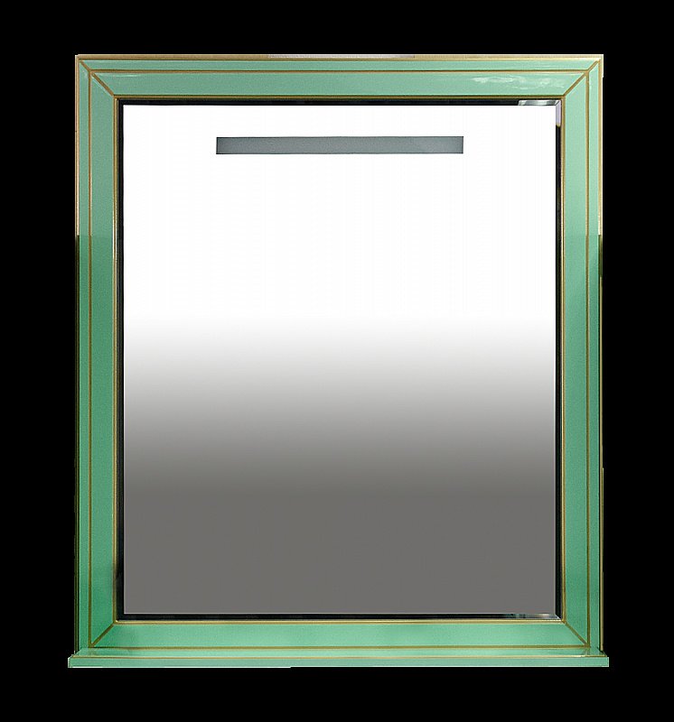 Зеркало Misty Vena 75x100 салатовая/патина в ванную от интернет-магазине сантехники Sanbest