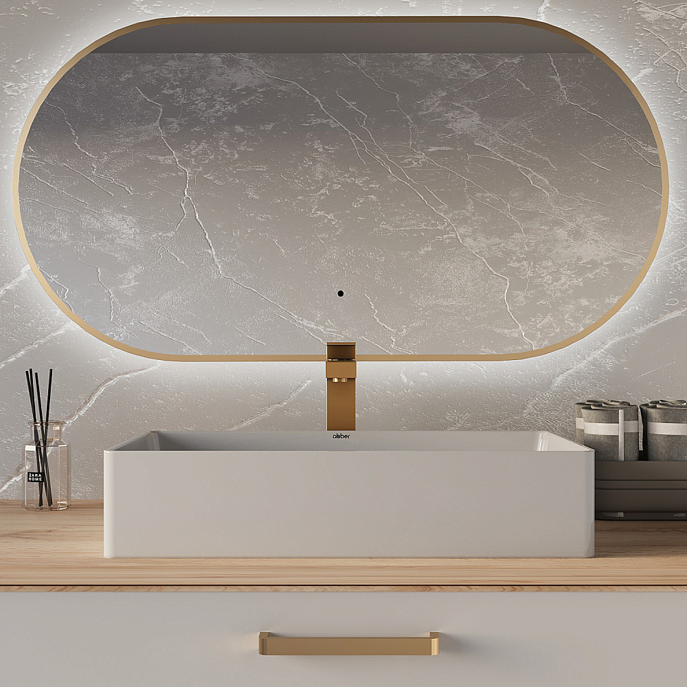 Раковина Abber Rechteck 60 AC2220 белая купить в интернет-магазине Sanbest