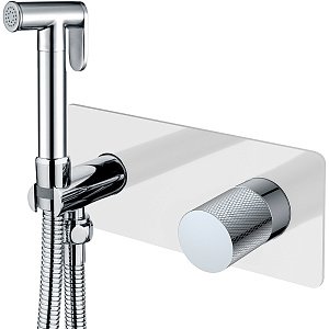 Гигиенический душ Boheme Stick 127-WCR.2 белый/хром купить в интернет-магазине сантехники Sanbest