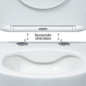 Унитаз подвесной с инсталляцией Berges NOVUM F5 43344 белый/кнопка черная, безободковый, с крышкой микролифт купить в интернет-магазине Sanbest