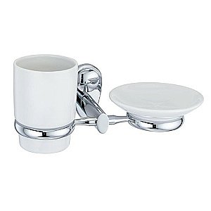 Держатель стакана и мыльницы WasserKRAFT Main  купить в интернет-магазине сантехники Sanbest