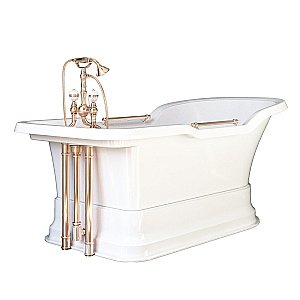 Ванна Migliore Impero Podium 25510 180х87 белая,золото купить в интернет-магазине Sanbest