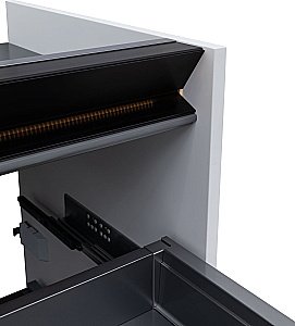 Тумба с раковиной Allen Brau Activity 70 1.34003.WM белая матовая/черный брашированный для ванной в интернет-магазине Sanbest