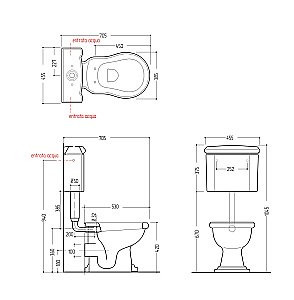 Унитаз Migliore Bella 20620 с низким бачком выпуск в стену белый/кнопка хром купить в интернет-магазине Sanbest