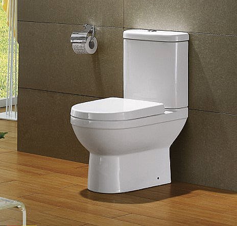 Унитаз напольный Bravat New Moon с бачком, с крышкой микролифт купить в интернет-магазине Sanbest