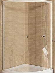 Душевой уголок Радомир Найт 90x90 стекло прозрачное/профиль белый купить в интернет-магазине Sanbest