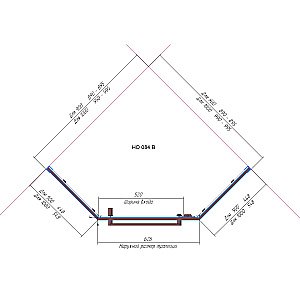 Душевой уголок RGW Hotel HO-084W 100x100 350608400-15 стекло прозрачное/профиль белый купить в интернет-магазине Sanbest