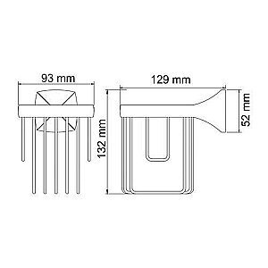 Держатель освежителя WasserKRAFT Wern K-2545 купить в интернет-магазине сантехники Sanbest