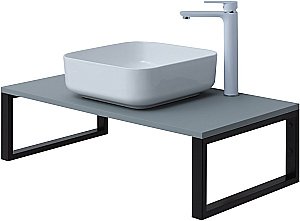 Столешница для раковины Aquanet Арт 90 мисти грин для ванной в интернет-магазине сантехники Sanbest