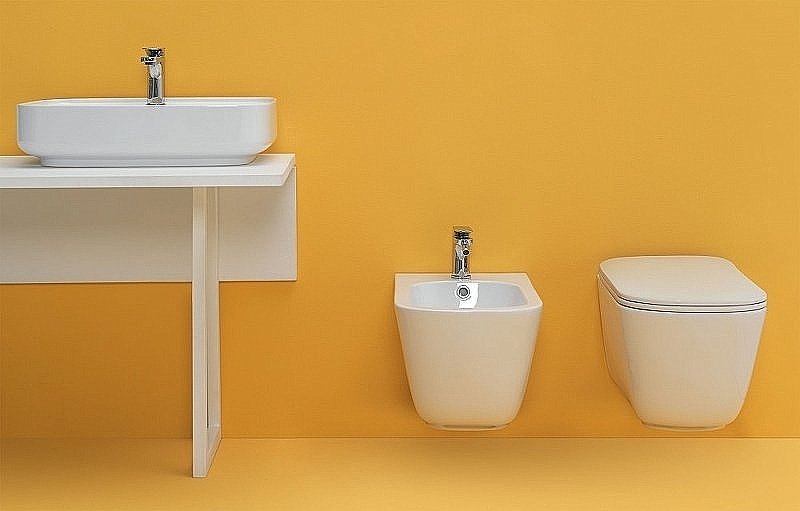 Унитаз подвесной Kerasan Tribeca 5114 Белый матовый, безободковый купить в интернет-магазине Sanbest