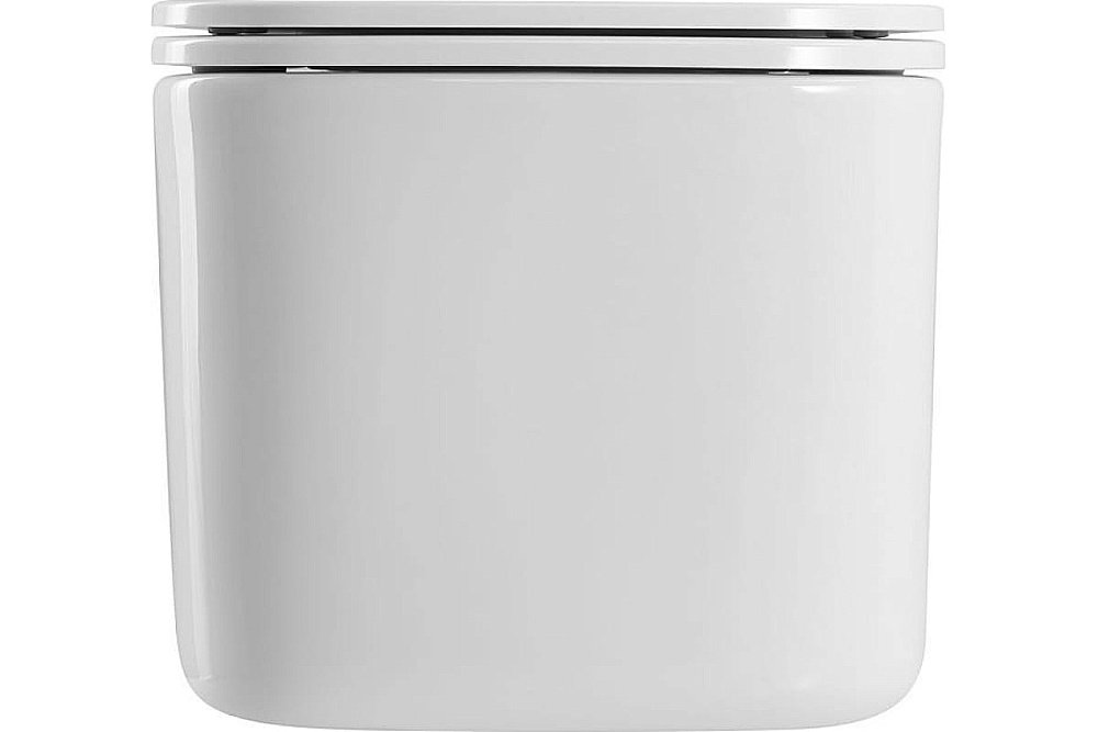 Унитаз подвесной Art&Max LATINA AM215CHR/SC белый, с сиденьем микролифт, безободковый купить в интернет-магазине Sanbest