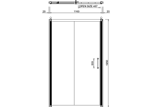 Душевая дверь Burlington C7S купить в интернет-магазине Sanbest