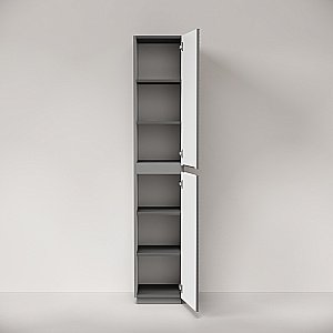 Шкаф-пенал напольный Sancos Folk Floor PFL35FES Ergraut soft для ванной в интернет-магазине сантехники Sanbest