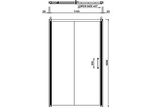 Душевая дверь Burlington C7S купить в интернет-магазине Sanbest