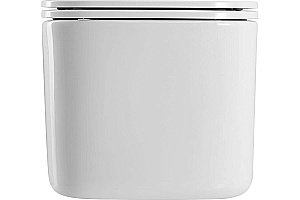 Унитаз подвесной Art&Max LATINA AM215CHR/SC белый, с сиденьем микролифт, безободковый купить в интернет-магазине Sanbest